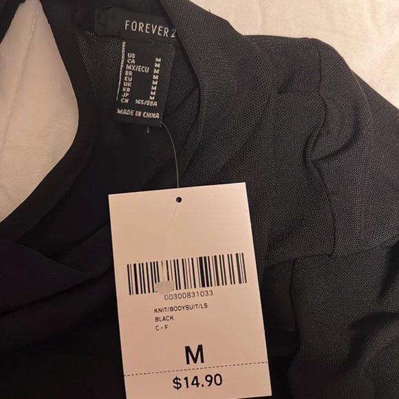 Forever 21 mesh cutout bodysuit - Picture 4 of 4